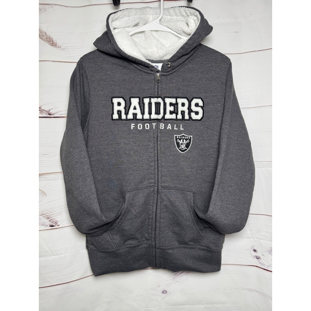 NFL Team Apparel Women's Raiders Football Hoodie‎ / Size Medium / Sku0079